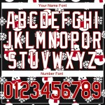 Custom Black Red-White Christmas 3D Performance T-Shirt